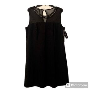 NWT Dress size 0X black sleeveless dress, beautiful!  Retail $109